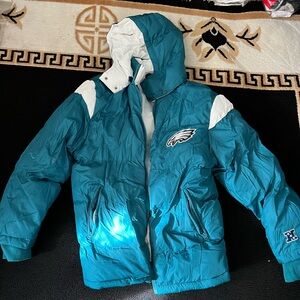 Eagles Puffer Jacket Size XL Used